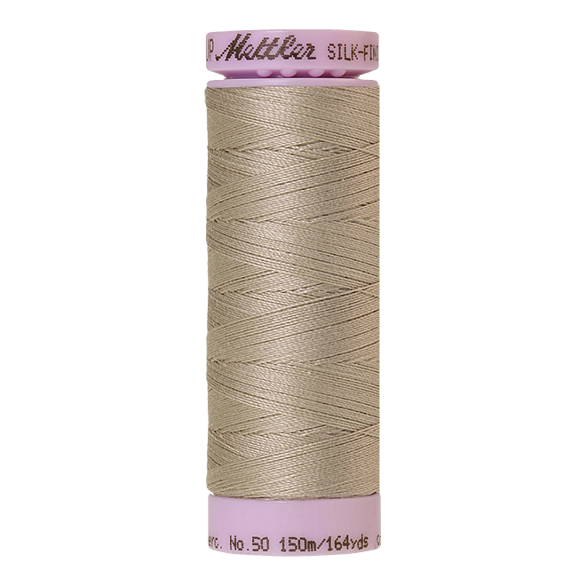 Silk-Finish Cotton 50, 150m - Light Sage: Reines Baumwollgarn aus 100% langstapliger, ägyptischer Baumwollte von Amann Mettler