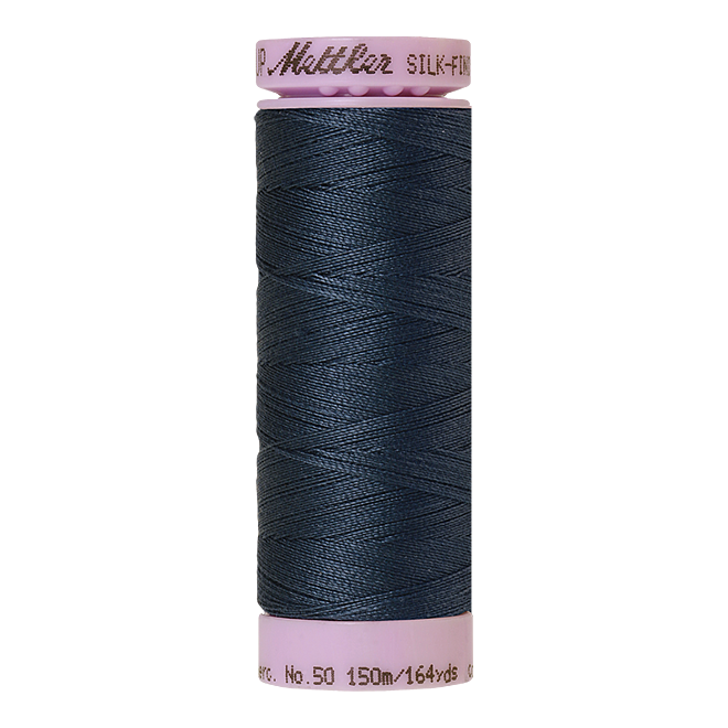 Silk-Finish Cotton 50, 150m - Harbor: Reines Baumwollgarn aus 100% langstapliger, ägyptischer Baumwollte von Amann Mettler