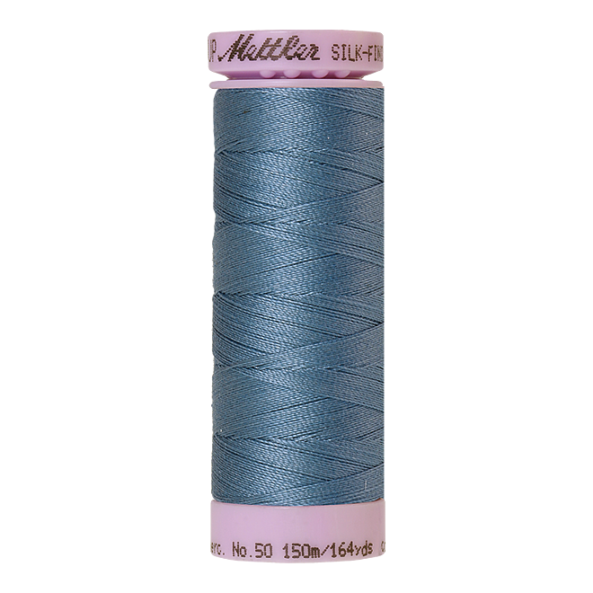 Silk-Finish Cotton 50, 150m - Laguna : Reines Baumwollgarn aus 100% langstapliger, ägyptischer Baumwollte von Amann Mettler