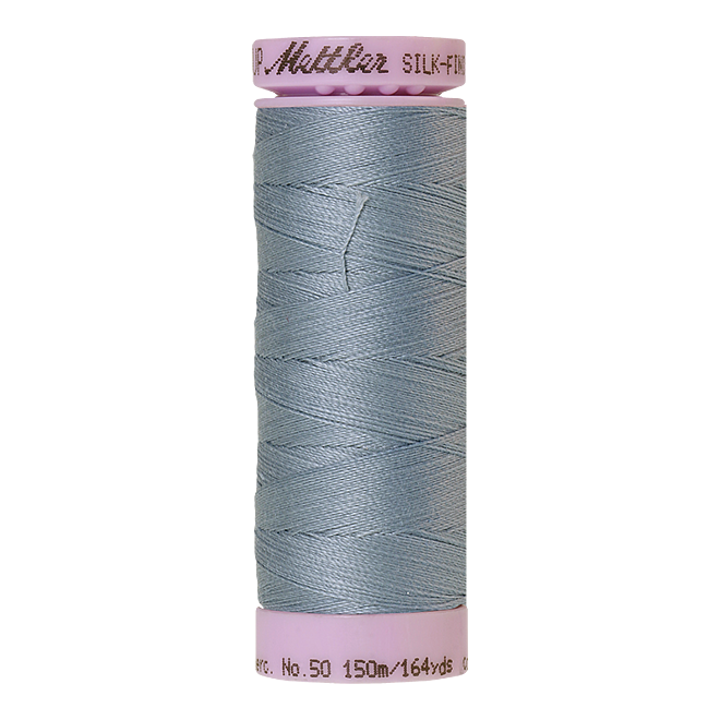 Silk-Finish Cotton 50, 150m - Blue Speedwell: Reines Baumwollgarn aus 100% langstapliger, ägyptischer Baumwollte von Amann Mettler