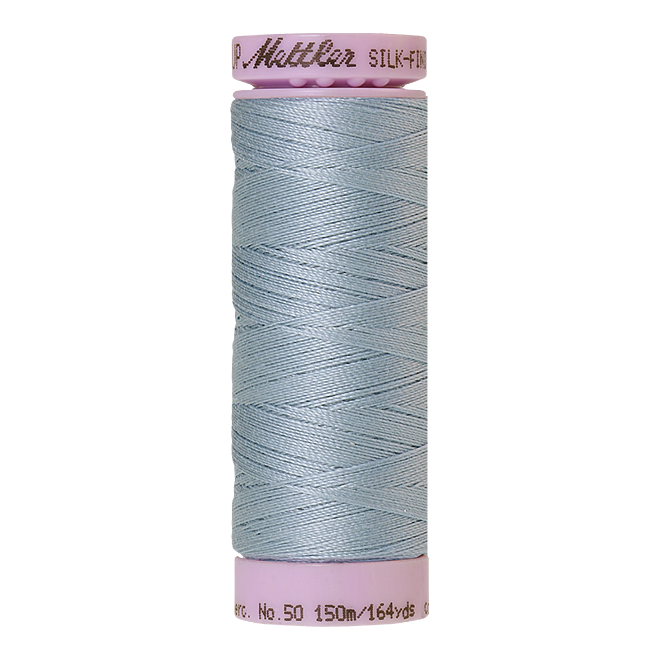Silk-Finish Cotton 50, 150m - Winter Sky: Reines Baumwollgarn aus 100% langstapliger, ägyptischer Baumwollte von Amann Mettler