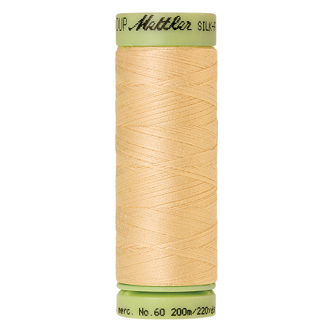 Silk-Finish Cotton 60, 200m - Cornhusk: Reines Baumwollgarn aus 100% langstapliger, ägyptischer Baumwollte von Amann Mettler