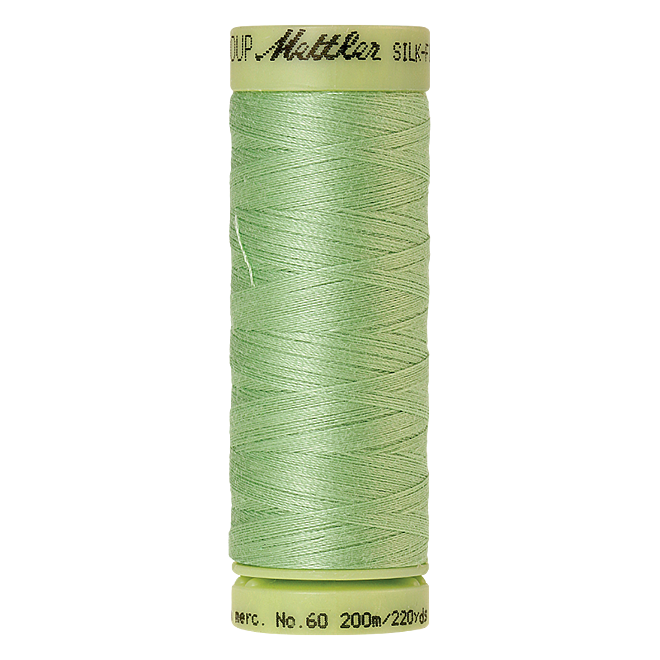 Silk-Finish Cotton 60, 200m - Meadow: Reines Baumwollgarn aus 100% langstapliger, ägyptischer Baumwollte von Amann Mettler