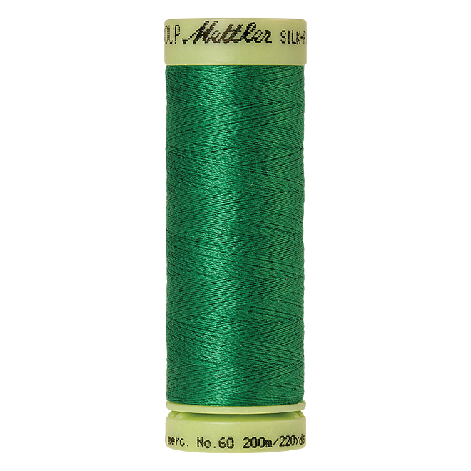Silk-Finish Cotton 60, 200m - Swiss Ivy: Reines Baumwollgarn aus 100% langstapliger, ägyptischer Baumwollte von Amann Mettler