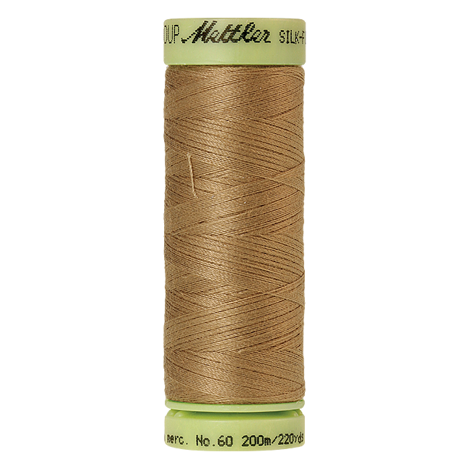 Silk-Finish Cotton 60, 200m - Caramel Cream: Reines Baumwollgarn aus 100% langstapliger, ägyptischer Baumwollte von Amann Mettler