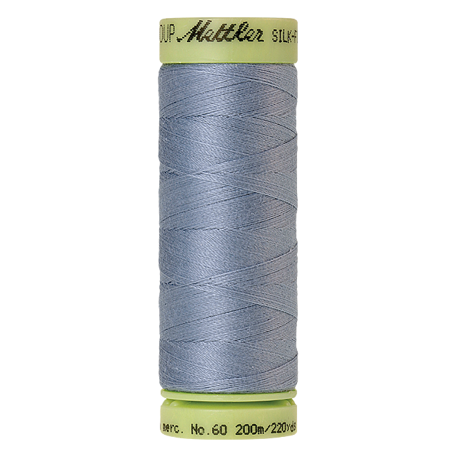 Silk-Finish Cotton 60, 200m - Summer Sky: Reines Baumwollgarn aus 100% langstapliger, ägyptischer Baumwollte von Amann Mettler