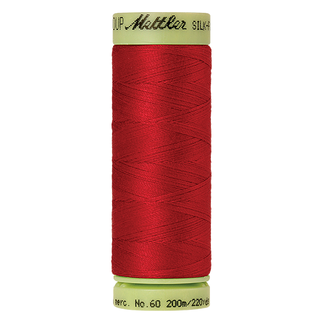 Silk-Finish Cotton 60, 200m - Country Red: Reines Baumwollgarn aus 100% langstapliger, ägyptischer Baumwollte von Amann Mettler
