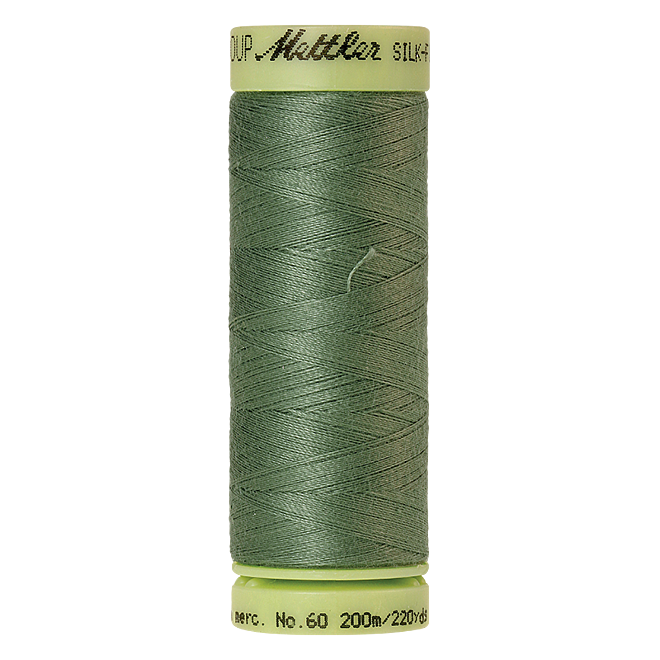 Silk-Finish Cotton 60, 200m - Palm Leaf: Reines Baumwollgarn aus 100% langstapliger, ägyptischer Baumwollte von Amann Mettler