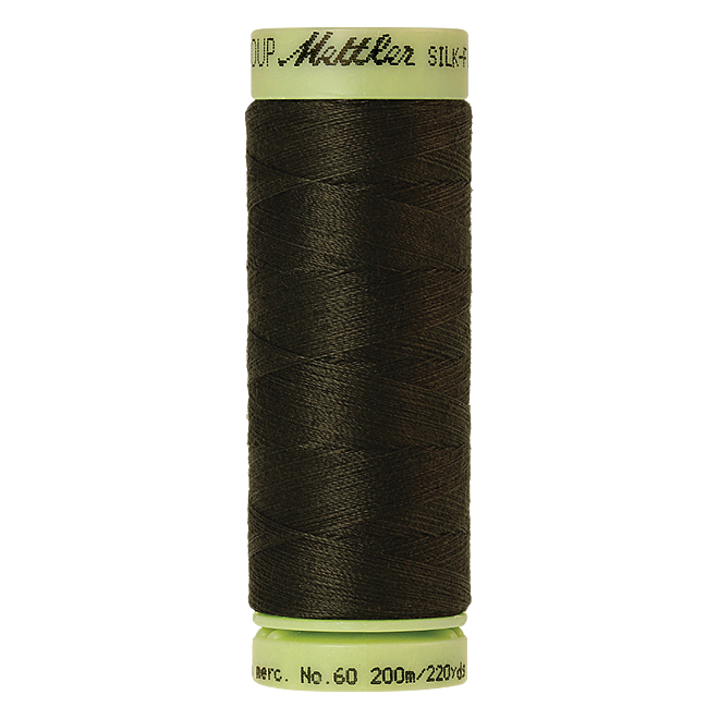 Silk-Finish Cotton 60, 200m - Avocado: Reines Baumwollgarn aus 100% langstapliger, ägyptischer Baumwollte von Amann Mettler