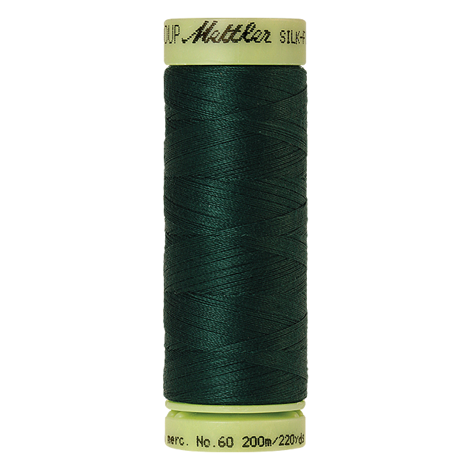 Silk-Finish Cotton 60, 200m - Swamp: Reines Baumwollgarn aus 100% langstapliger, ägyptischer Baumwollte von Amann Mettler