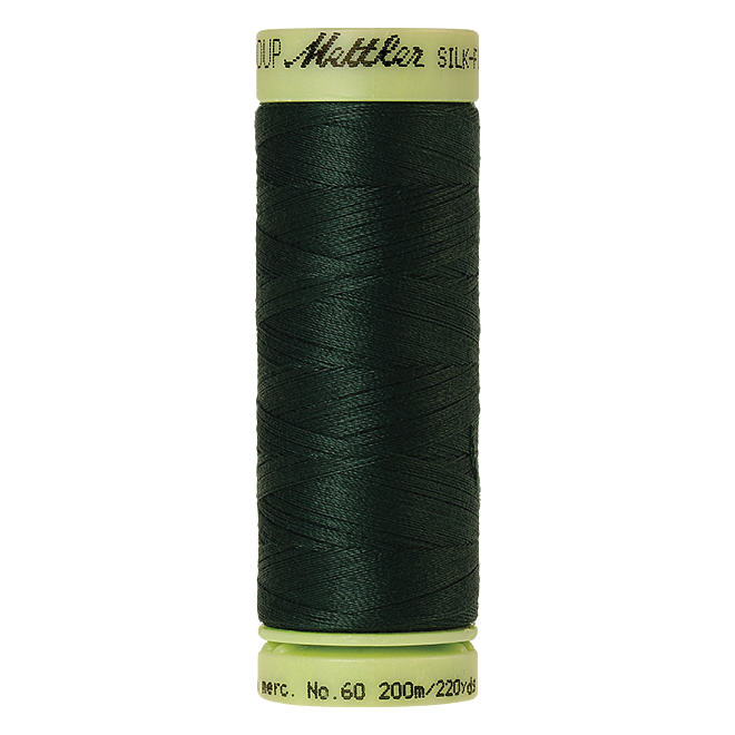 Silk-Finish Cotton 60, 200m - Spruce Forest: Reines Baumwollgarn aus 100% langstapliger, ägyptischer Baumwollte von Amann Mettler