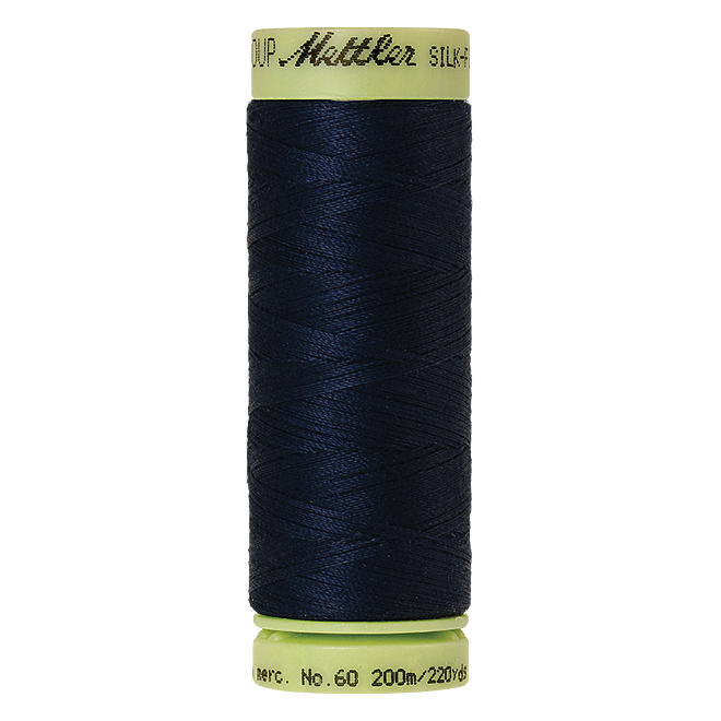 Silk-Finish Cotton 60, 200m - Concord: Reines Baumwollgarn aus 100% langstapliger, ägyptischer Baumwollte von Amann Mettler