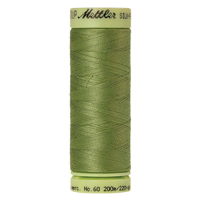 Silk-Finish Cotton 60, 200m - Common Hop: Reines Baumwollgarn aus 100% langstapliger, ägyptischer Baumwollte von Amann Mettler