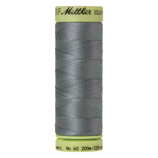 Silk-Finish Cotton 60, 200m - Meltwater: Reines Baumwollgarn aus 100% langstapliger, ägyptischer Baumwollte von Amann Mettler