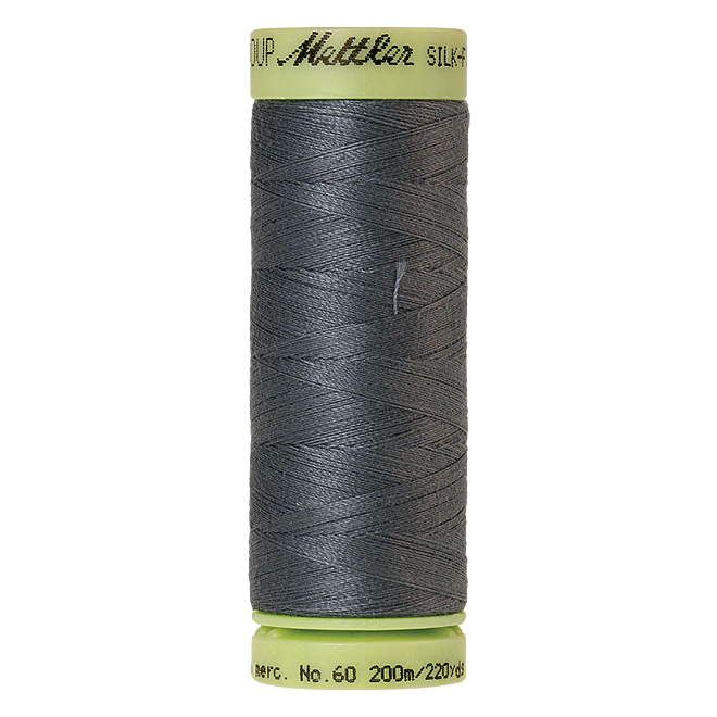 Silk-Finish Cotton 60, 200m - Quiet Shade: Reines Baumwollgarn aus 100% langstapliger, ägyptischer Baumwollte von Amann Mettler