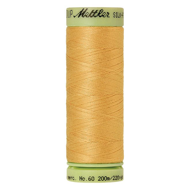 Silk-Finish Cotton 60, 200m - Candlelight: Reines Baumwollgarn aus 100% langstapliger, ägyptischer Baumwollte von Amann Mettler