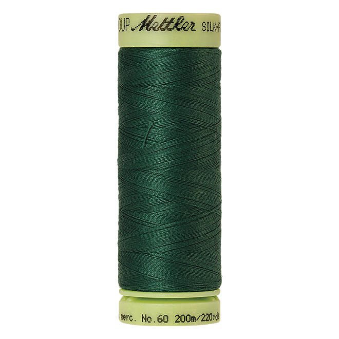 Silk-Finish Cotton 60, 200m - Verdant Green: Reines Baumwollgarn aus 100% langstapliger, ägyptischer Baumwollte von Amann Mettler