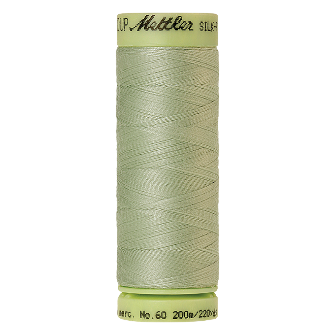 Silk-Finish Cotton 60, 200m - Spanish Moss: Reines Baumwollgarn aus 100% langstapliger, ägyptischer Baumwollte von Amann Mettler