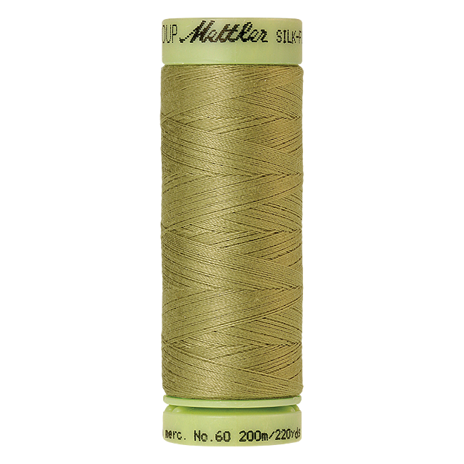 Silk-Finish Cotton 60, 200m - Seaweed: Reines Baumwollgarn aus 100% langstapliger, ägyptischer Baumwollte von Amann Mettler