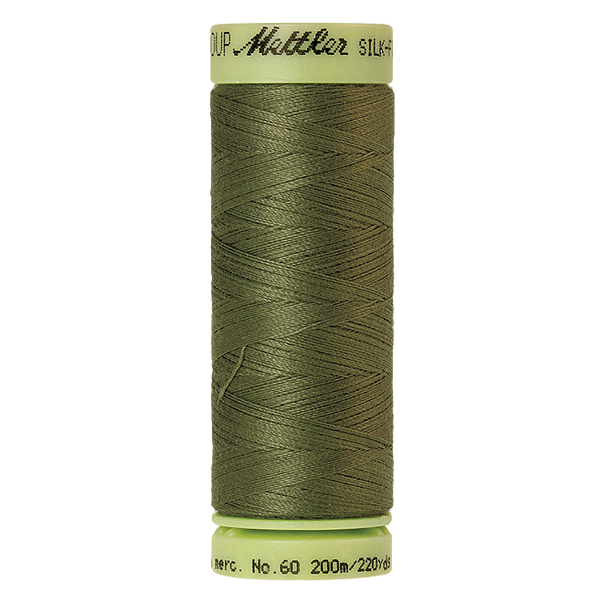 Silk-Finish Cotton 60, 200m - Seagrass: Reines Baumwollgarn aus 100% langstapliger, ägyptischer Baumwollte von Amann Mettler