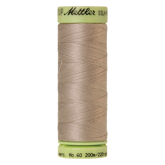 Silk-Finish Cotton 60, 200m - Light Sage: Reines Baumwollgarn aus 100% langstapliger, ägyptischer Baumwollte von Amann Mettler