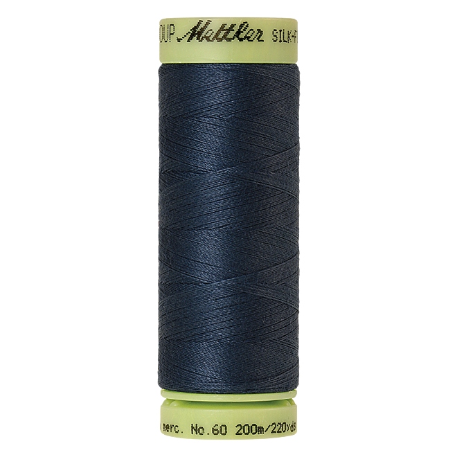 Silk-Finish Cotton 60, 200m - Harbor: Reines Baumwollgarn aus 100% langstapliger, ägyptischer Baumwollte von Amann Mettler