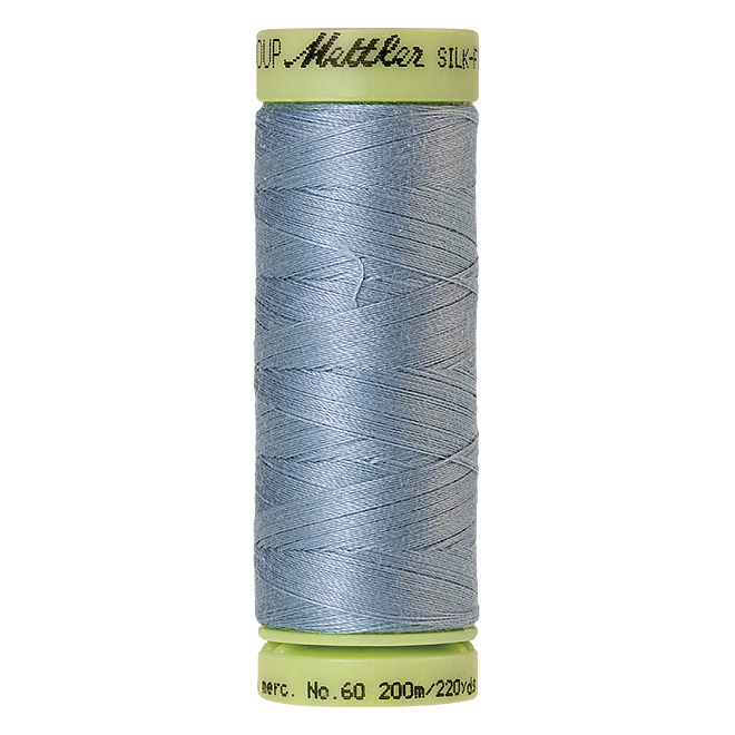 Silk-Finish Cotton 60, 200m - Blue Speedwell: Reines Baumwollgarn aus 100% langstapliger, ägyptischer Baumwollte von Amann Mettler