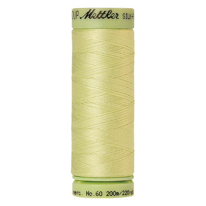 Silk-Finish Cotton 60, 200m - Spring Green: Reines Baumwollgarn aus 100% langstapliger, ägyptischer Baumwollte von Amann Mettler