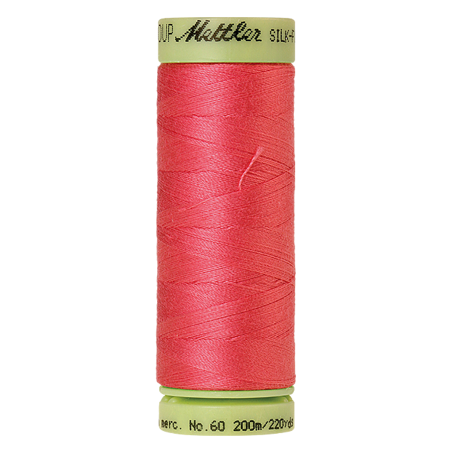 Silk-Finish Cotton 60, 200m - Persimmon: Reines Baumwollgarn aus 100% langstapliger, ägyptischer Baumwollte von Amann Mettler