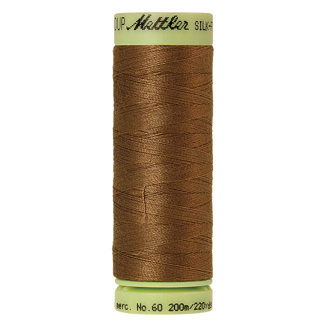 Silk-Finish Cotton 60, 200m - Dormouse: Reines Baumwollgarn aus 100% langstapliger, ägyptischer Baumwollte von Amann Mettler