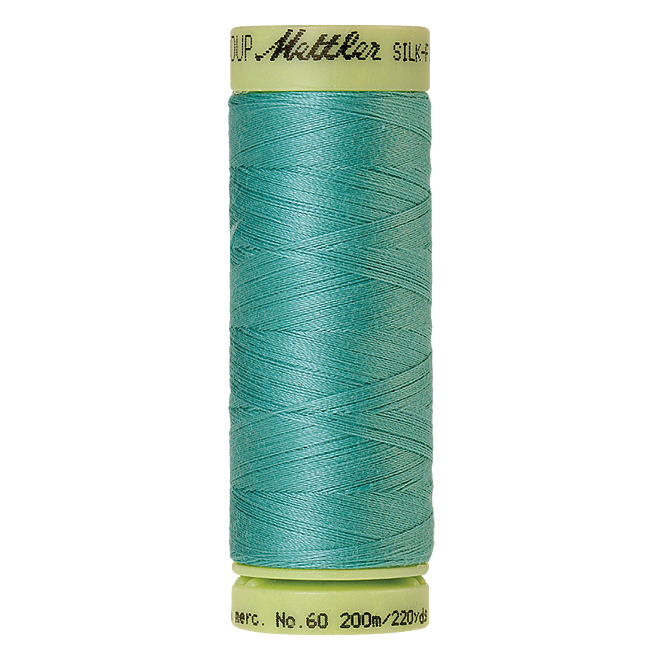 Silk-Finish Cotton 60, 200m - Montain Lake: Reines Baumwollgarn aus 100% langstapliger, ägyptischer Baumwollte von Amann Mettler