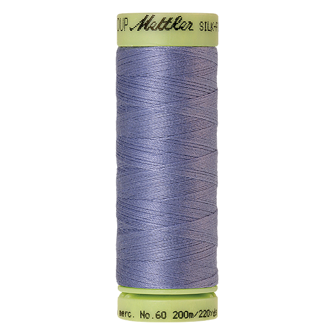 Silk-Finish Cotton 60, 200m - Cadet Blue: Reines Baumwollgarn aus 100% langstapliger, ägyptischer Baumwollte von Amann Mettler