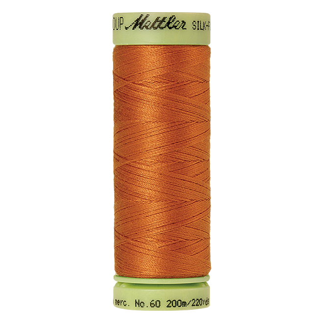 Silk-Finish Cotton 60, 200m - Golden Oak: Reines Baumwollgarn aus 100% langstapliger, ägyptischer Baumwollte von Amann Mettler