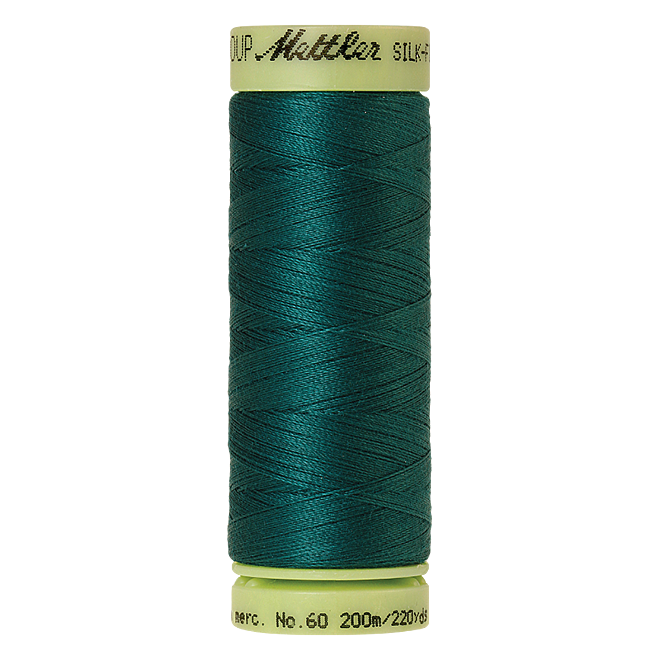 Silk-Finish Cotton 60, 200m - Tidepool: Reines Baumwollgarn aus 100% langstapliger, ägyptischer Baumwollte von Amann Mettler