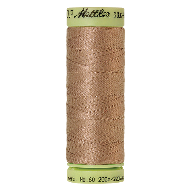 Silk-Finish Cotton 60, 200m - Praline: Reines Baumwollgarn aus 100% langstapliger, ägyptischer Baumwollte von Amann Mettler