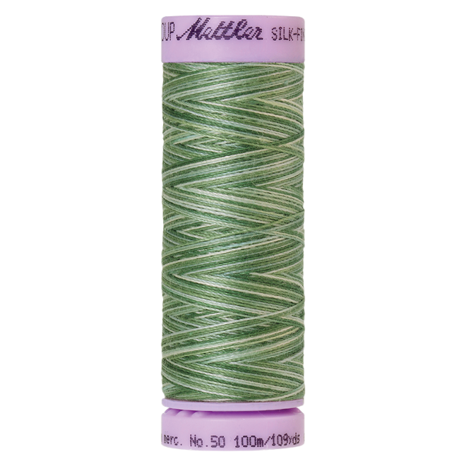 Silk-Finish Multi 50, 100m - Spruce Pines : Reines Baumwollgarn aus 100% langstapliger, ägyptischer Baumwollte von Amann Mettler