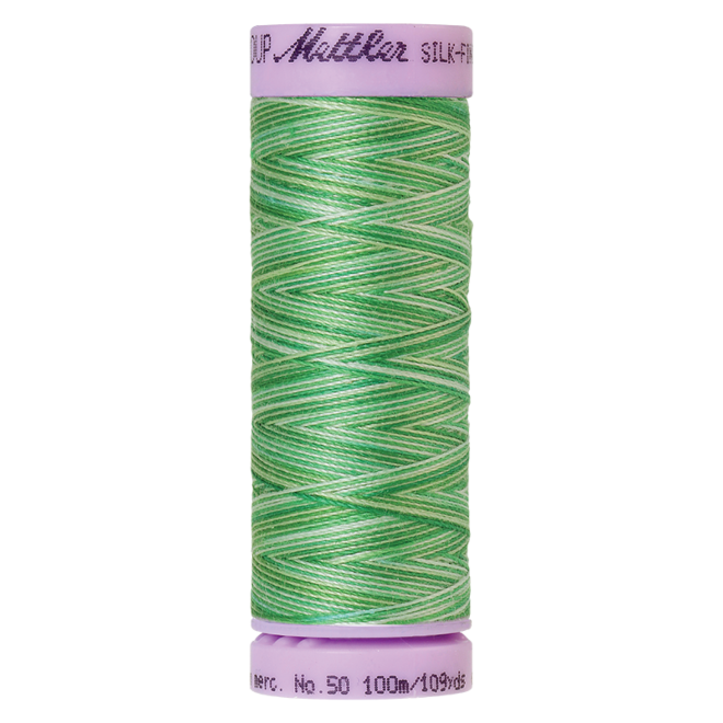 Silk-Finish Multi 50, 100m - Minty : Reines Baumwollgarn aus 100% langstapliger, ägyptischer Baumwollte von Amann Mettler