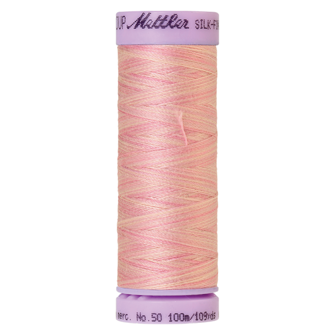 Silk-Finish Multi 50, 100m - So Soft Pink : Reines Baumwollgarn aus 100% langstapliger, ägyptischer Baumwollte von Amann Mettler