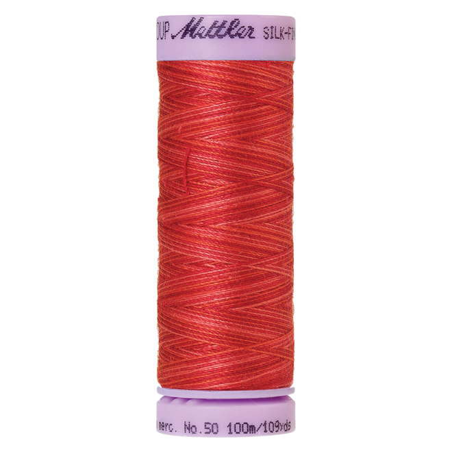 Silk-Finish Multi 50, 100m - Strawberry : Reines Baumwollgarn aus 100% langstapliger, ägyptischer Baumwollte von Amann Mettler