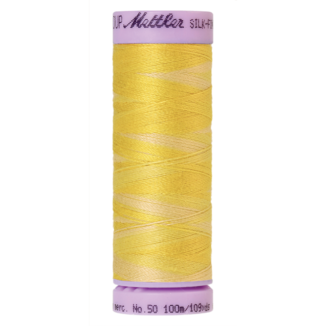 Silk-Finish Multi 50, 100m - Canary Yellow : Reines Baumwollgarn aus 100% langstapliger, ägyptischer Baumwollte von Amann Mettler
