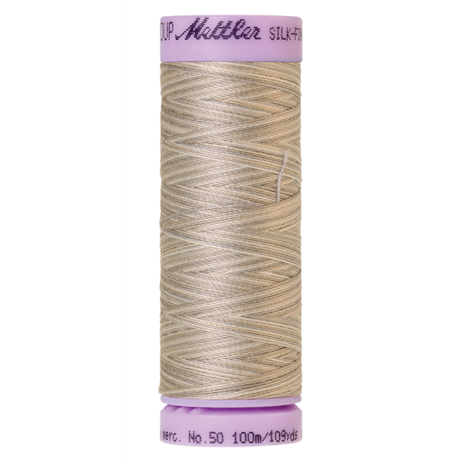 Silk-Finish Multi 50, 100m - Dove Grey : Reines Baumwollgarn aus 100% langstapliger, ägyptischer Baumwollte von Amann Mettler