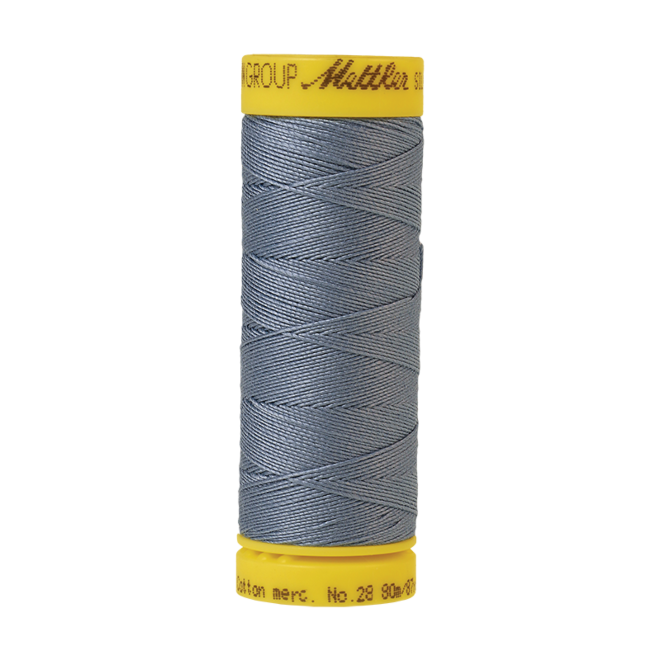 Silk-Finish Cotton 28, 80m - Summer Sky: Reines Baumwollgarn aus 100% langstapliger, ägyptischer Baumwollte von Amann Mettler