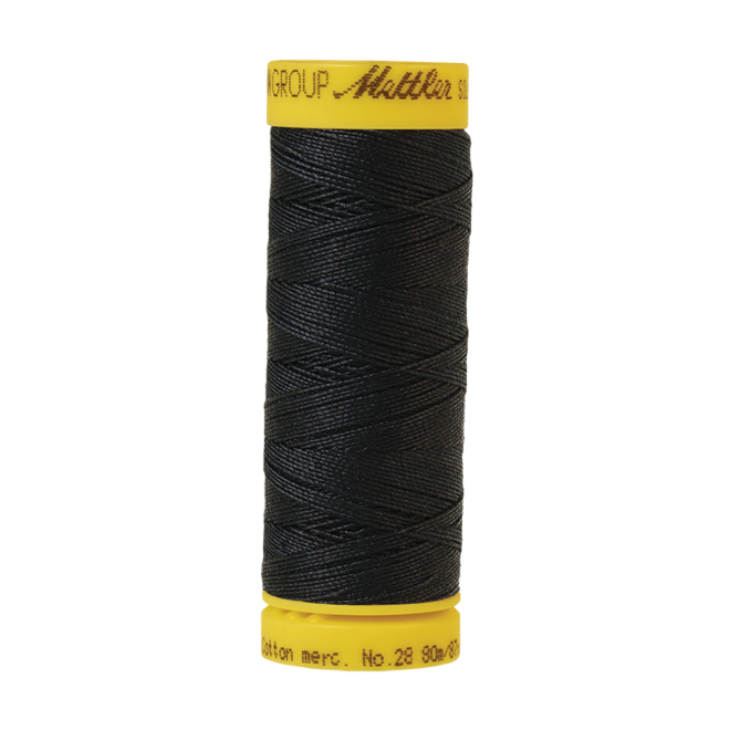 Silk-Finish Cotton 28, 80m - Space: Reines Baumwollgarn aus 100% langstapliger, ägyptischer Baumwollte von Amann Mettler