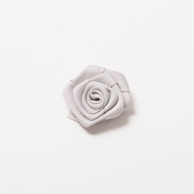Grosgrain-Rose 3cm grau