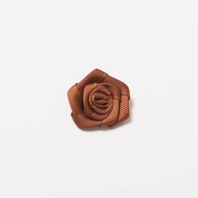 Grosgrain-Rose 3cm braun