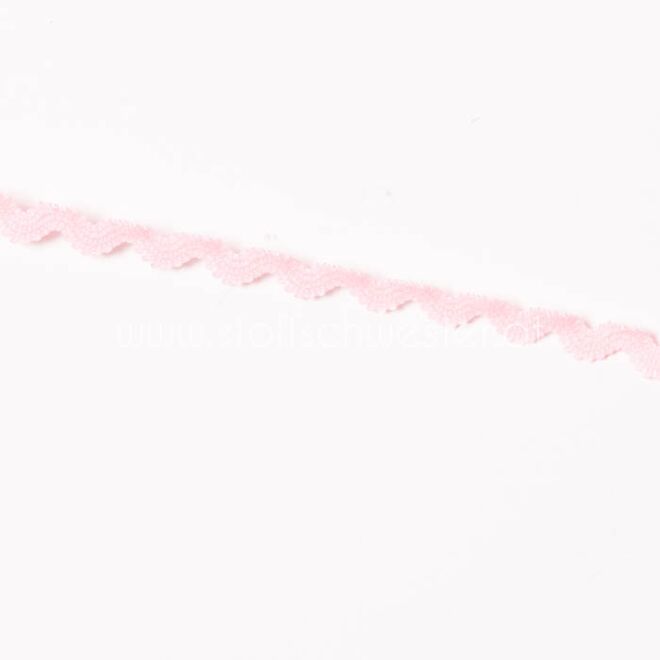 8mm Zackenlitze elastisch rosa