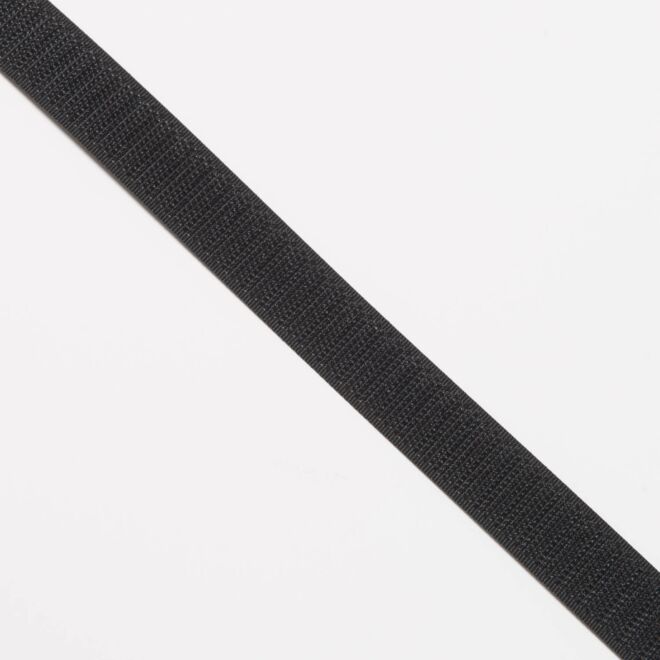 20mm Endlos-Klettverschluss "Hakenband" schwarz