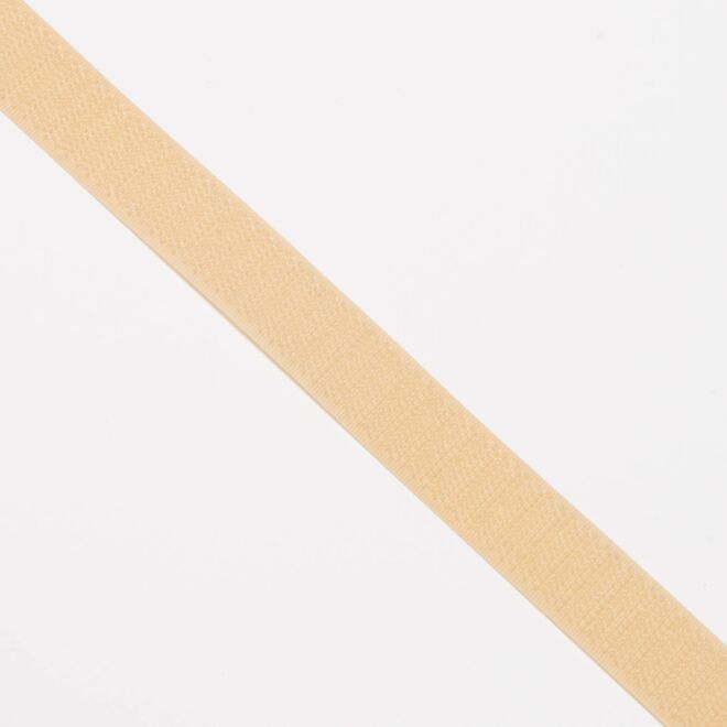 20mm Endlos-Klettverschluss "Hakenband" beige