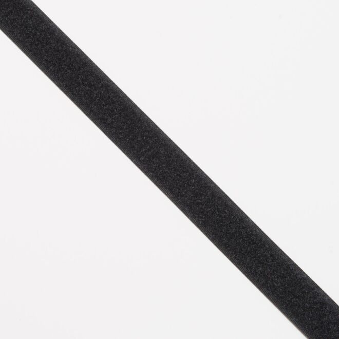 20mm Endlos-Klettverschluss "Flauschband" schwarz