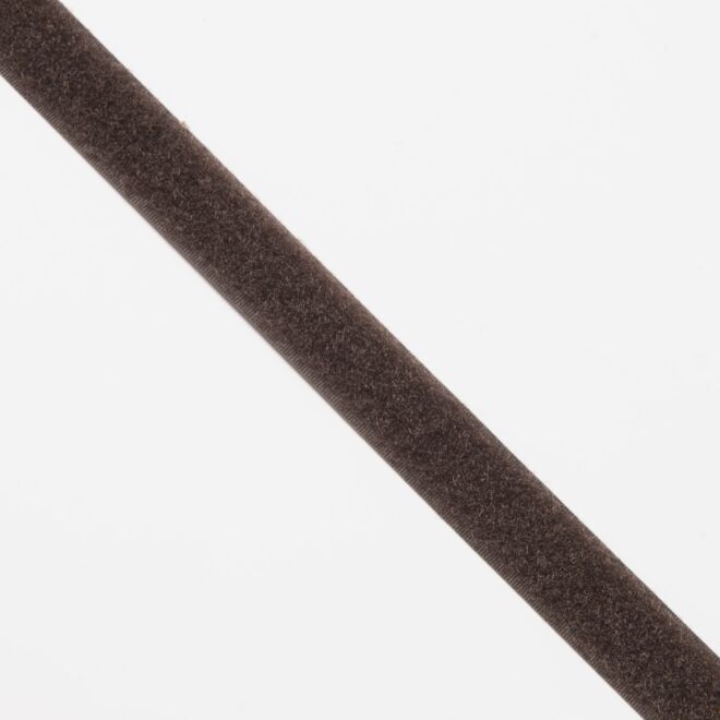 20mm Endlos-Klettverschluss "Flauschband" dunkelbraun